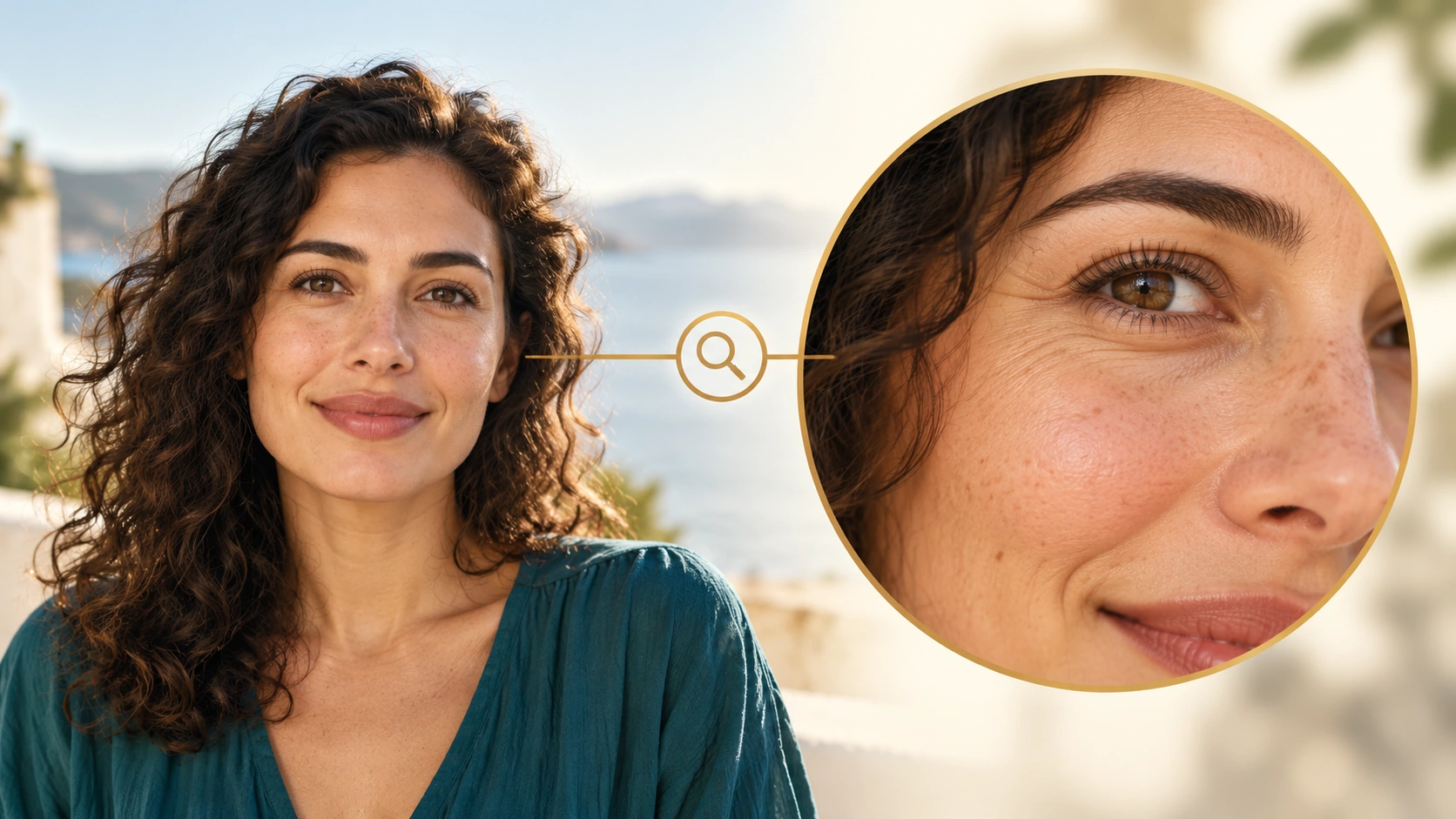 A clear adult portrait supports a careful review of visible facial cues.