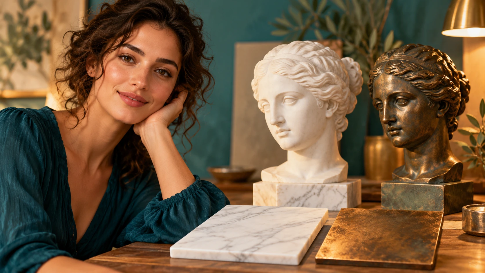 A clear subject outline and even facial light make useful sculpture references.