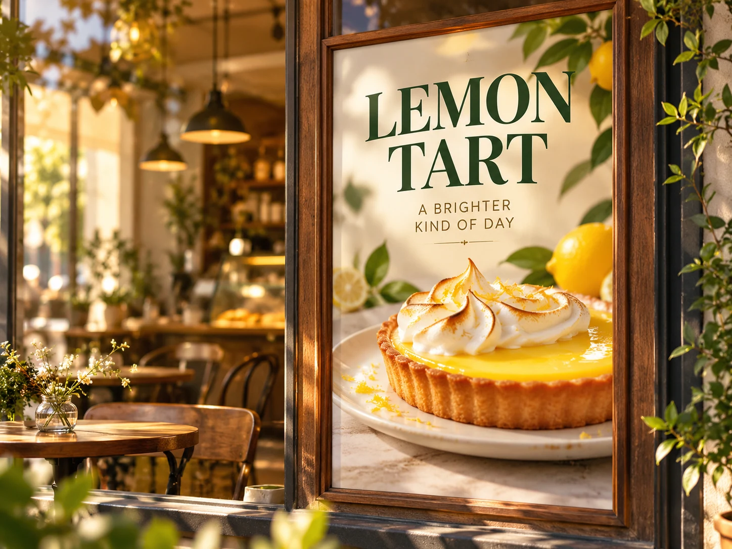 A bakery promotion displayed where customers choose their next order.