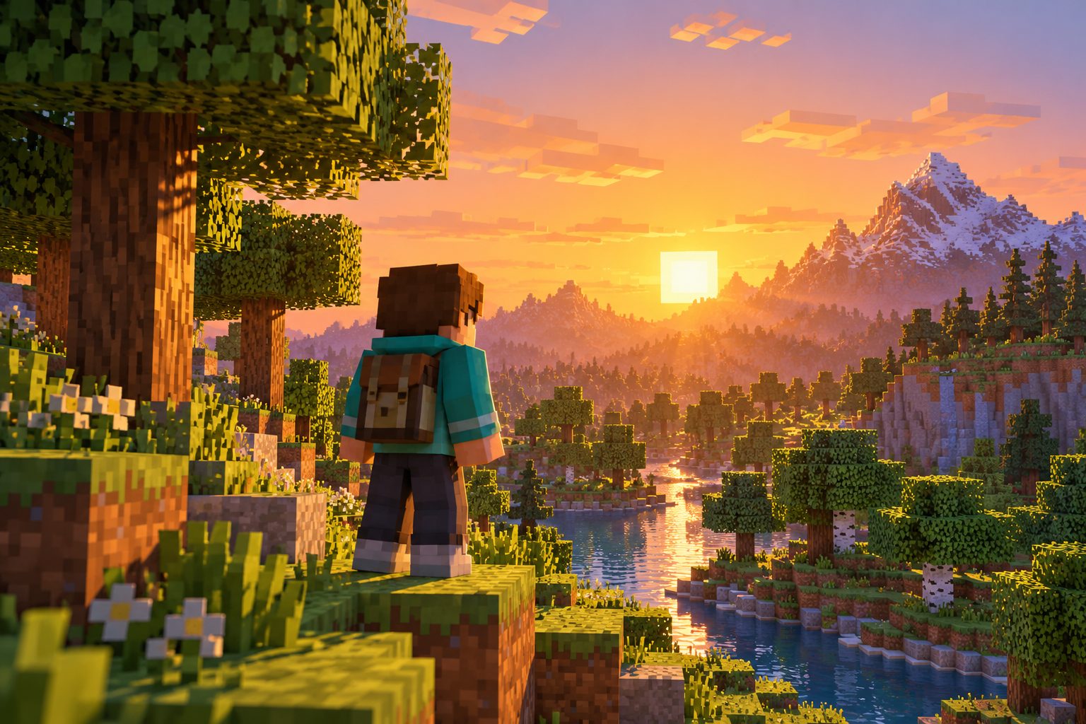A matching forest setting extends the character idea into a scene.