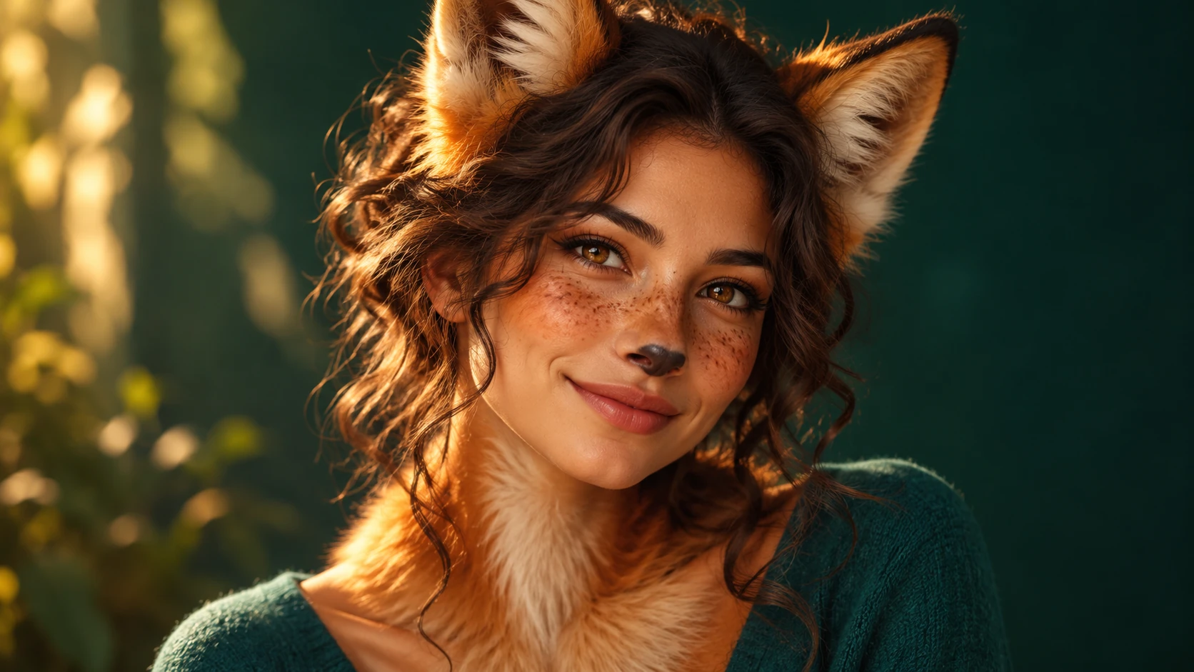 Species-specific ears, muzzle and coat create the animal-inspired silhouette.
