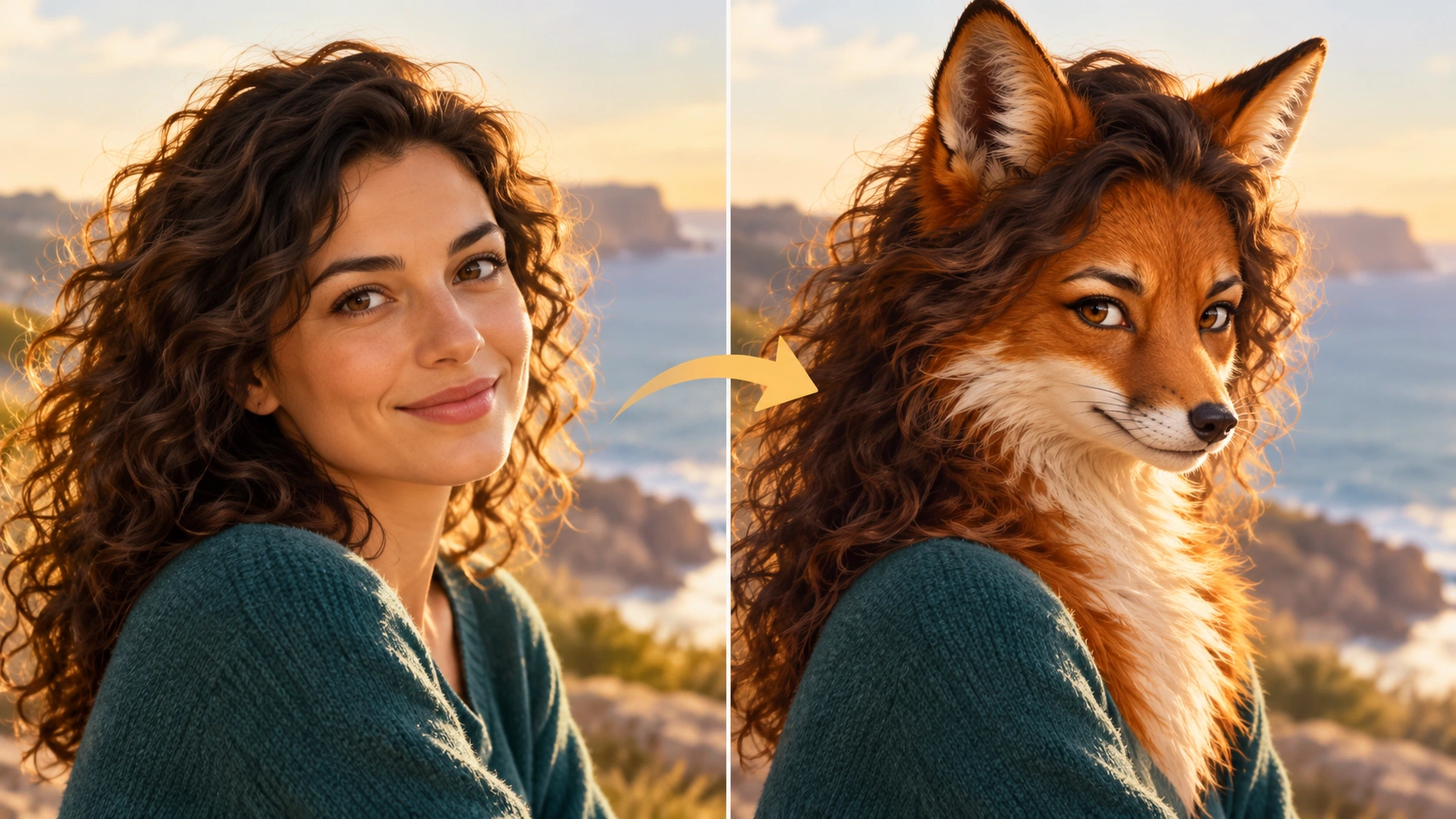 A portrait’s pose and expression connect to a clearly named animal direction.